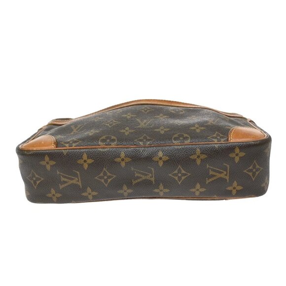LOUIS VUITTON Compiegne 28 Clutch Bag Monogram Leather Brown GHW M51845 63KB271 - Picture 6 of 15